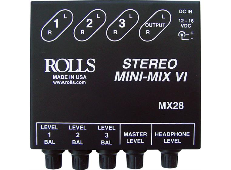 ROLLS MX28 Stereo Mini-Mix VI